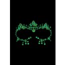 Shots Ouch! Körperschmuck leuchtende Gesicht Aufkleber