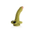 Swamp Monster Scaly Silicone Dildo Black 24 cm