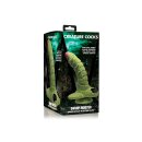 Swamp Monster Scaly Silicone Dildo Black 24 cm