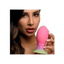 Xeno Egg Glow in the Dark Silicone Egg Pink 13,3 cm