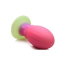 Xeno Egg Glow in the Dark Silicone Egg Pink 13,3 cm