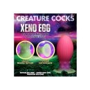 Xeno Egg Glow in the Dark Silicone Egg Pink 13,3 cm