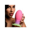 Xeno Egg Glow in the Dark Silicone Egg XL Pink 17,5 cm