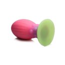 Xeno Egg Glow in the Dark Silicone Egg XL Pink 17,5 cm