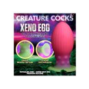 Xeno Egg Glow in the Dark Silicone Egg XL Pink 17,5 cm