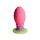Xeno Egg Glow in the Dark Silicone Egg XL Pink 17,5 cm