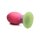 Xeno Egg Glow in the Dark Silicone Egg XL Pink 17,5 cm