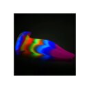 Unicorn Tongue Glow in the Dark Silicone Dildo Rainbow 21,3 cm