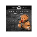Gagged Teddy Bear Keychain Brown