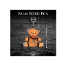 Gagged Teddy Bear Keychain Brown