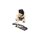 Hooded Teddy Bear Keychain Tan