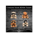 BDSM Teddy Bear Keychain Tan