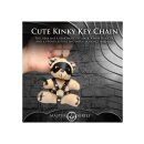 BDSM Teddy Bear Keychain Tan