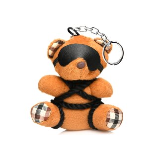 Rope Teddy Bear Keychain - Brown