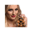 Rope Teddy Bear Keychain - Brown