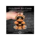 Rope Teddy Bear Keychain - Brown