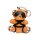 Rope Teddy Bear Keychain - Brown