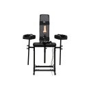 MS Obedience Chair with Sex Machine Black