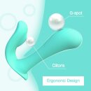 Tracys Dog Wearable Panty Vibrator with Wireless Remote Teal