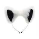 XR Brands White Fox Tail and Ears Set