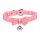 Master Series Sugar Kitty Cat Bell Collar Pink Silver