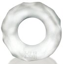 Hünkyjunk Fractal Tactile Silicone Cockring Clear Ice