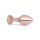 Rosy Gold Nouveau Butt Plug Metal 3,4 cm