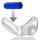 Hünkyjunk Buzzfuck Sling with Taint Vibe Vibrating Cock Sling Clear Ice