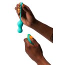 Romp Cello vibro-ball duo turquoise