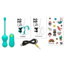 Romp Cello vibro-ball duo turquoise