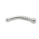 Curve Steel Dildo Twisted 21 cm