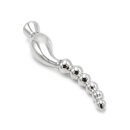 Curve Steel Dildo Ridges 22 cm