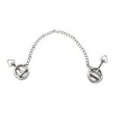 Nipple Clamps Rings Screwed with Chain