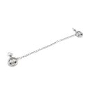 Nipple Clamps Rings Screwed with Chain