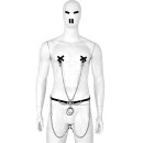 Leather Hip Belt and Rings with 4 Clamps