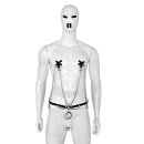 Leather Hip Belt and Rings with 4 Clamps