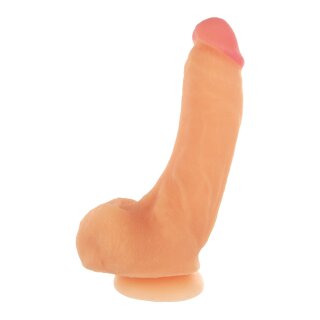 Girthy George Dildo with Suction Cup 9 inch Flesh 22,9 cm