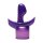 XR Brands G Tip Wall Massager attachment purple