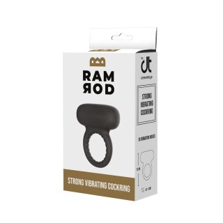 Ramrod Strong Vibrating Cockring Black