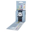 Pure Feel Test Set - Condoms 53, 57, 60 mm - 3 Pieces - ES/PT/EN