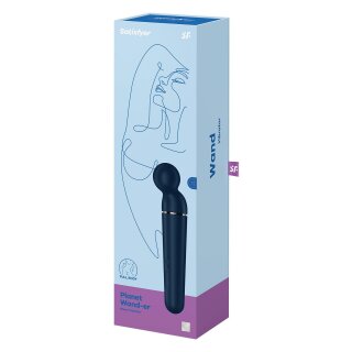 Satisfyer Planet Wand-er Blue + Rosegold