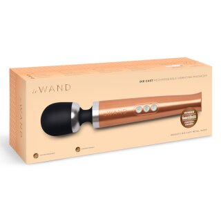 Le Wand Diecast Rechargeable Massager Rose Gold