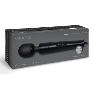 Le Wand Diecast Plug-In Massager schwarz