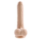 Evolved Peek A Boo Vibrating Dildo 8 Inch Light