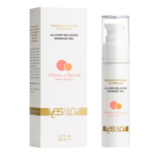 YESforLOV - Allover Delicious Massage Gel Peach Apricot - 50 ml