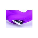 XR Brands Evoke Vibrating Strap On lila