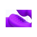 XR Brands Evoke Vibrating Strap On lila