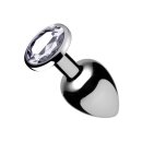 Booty Sparks Anal Plug Clear Gem S 2,8 cm