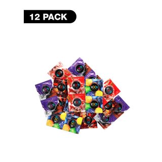 EXS Mixed Flavored - Condoms - 12 Pieces