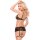 Allure Anna Bra and Suspender Skirt Set One Size